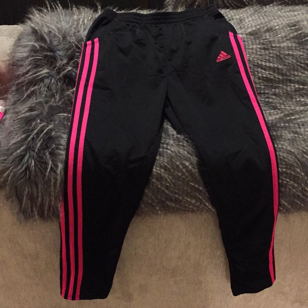 Adidas track pants size 12/15 in girls